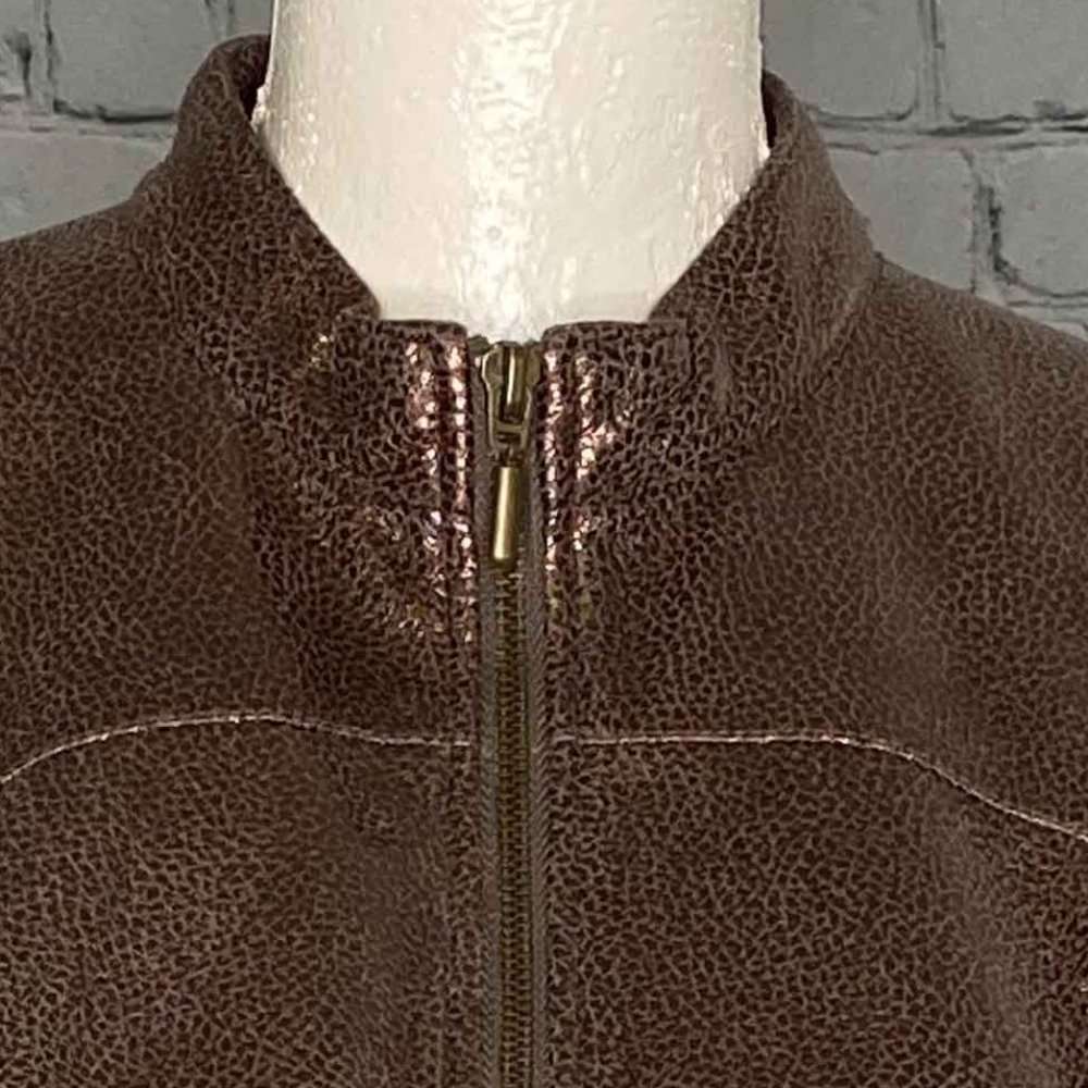 Ruby Rd Copper Metallic Jacket - Picture 3 of 10